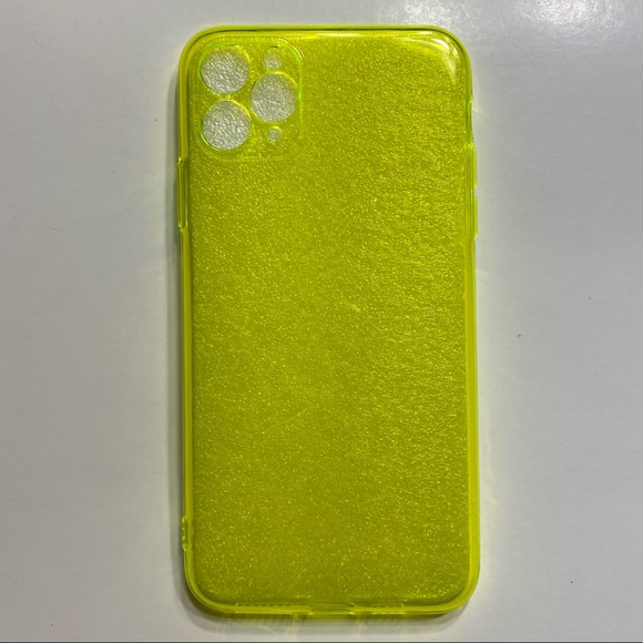 NWOT iPhone 11 Pro Max Neon Yellow Phone Case